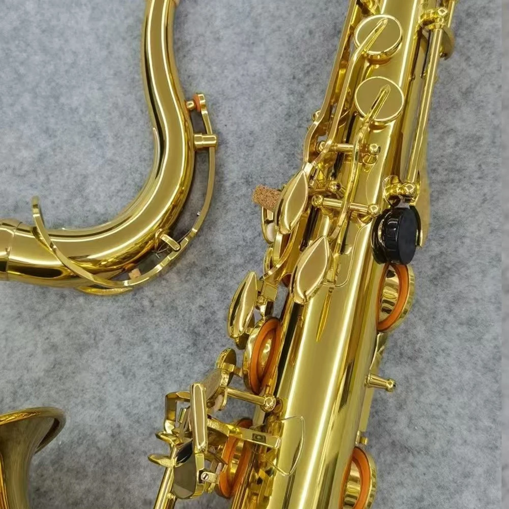 Юпитер Тенор-саксофон JTS-700Q Лакированное золото Латунь Bb Инструмент с