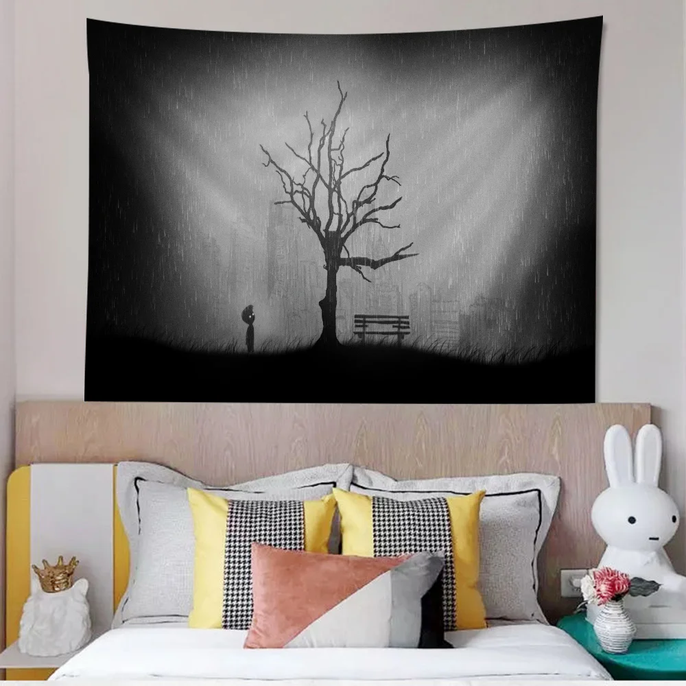 L-Limbo Game Гобелен Художественная печать Дешевые хиппи Настенные богемные