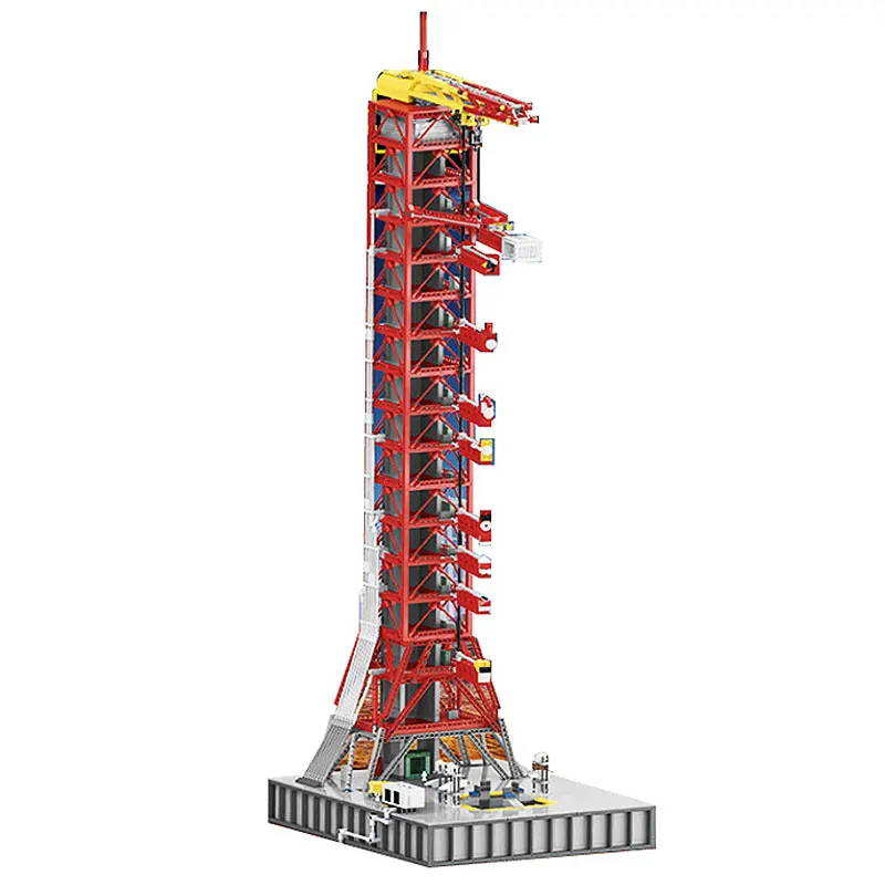 Конструктор пусковая Волшебная башня Apollo совместимая с 21039 Saturn V