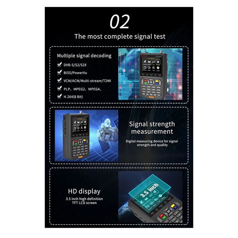 Gtmedia V8 Finder2 спутниковый искатель цифровой измеритель сигнала измерительный