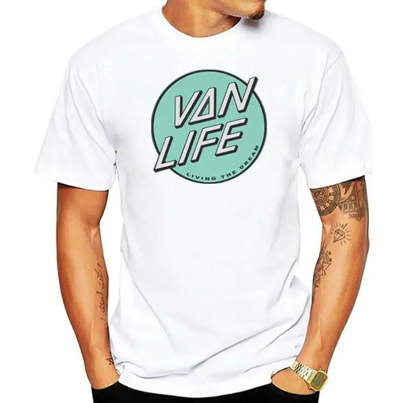 VANLIFE Cruz logo T-Shirt Van Love Campervan Living the Dream men t shirt
