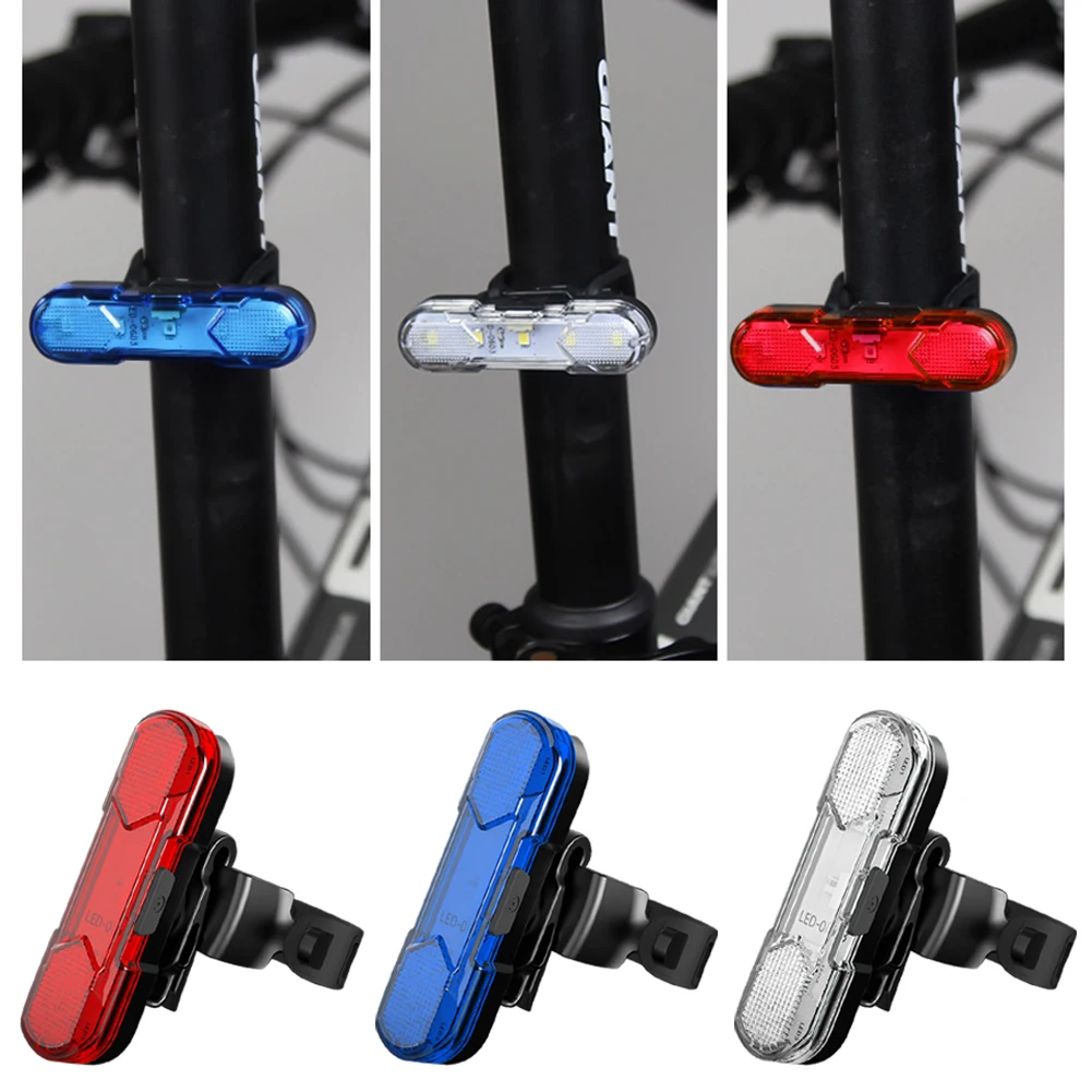 

Waterproof LED Bike Light USB Rechargeable Bicycle Tail Safety Warning Light Bicycle Light Bicycle Accessories