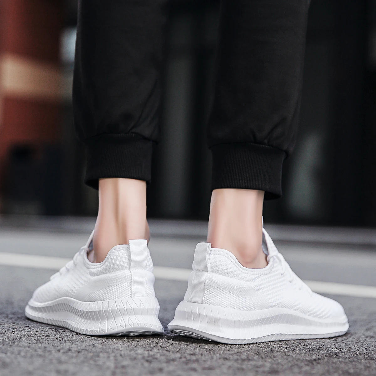 Damyuan Running Shoes for Men Sneakers Flying Woven Comfortable Breathable Shoes Casual Man Jogging Men Sport Shoes Gym Trainers