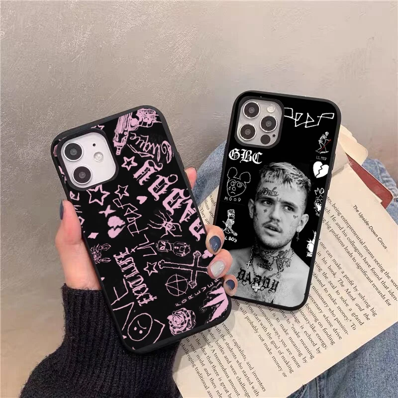 

Lil Peep Hellboy Love soft Silicone TPU Case cover For iPhone 12pro 13pro 11Pro 14pro MAX 7 8 14Plus XR XSMax SE 12mini 13mini