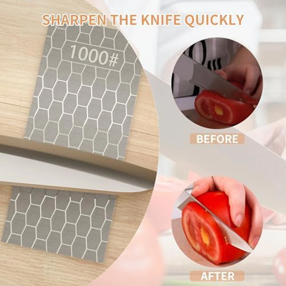 Алмазные точильные камни 5 шт. алмазные пластины с зернистостью 200/400/600/1000/2000