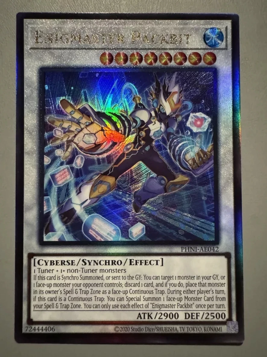 Yugioh KONAMI Дуэль Монстры PHNI-AE042 Enigmaster Packbit Ultimate редкая азиатская коллекция на