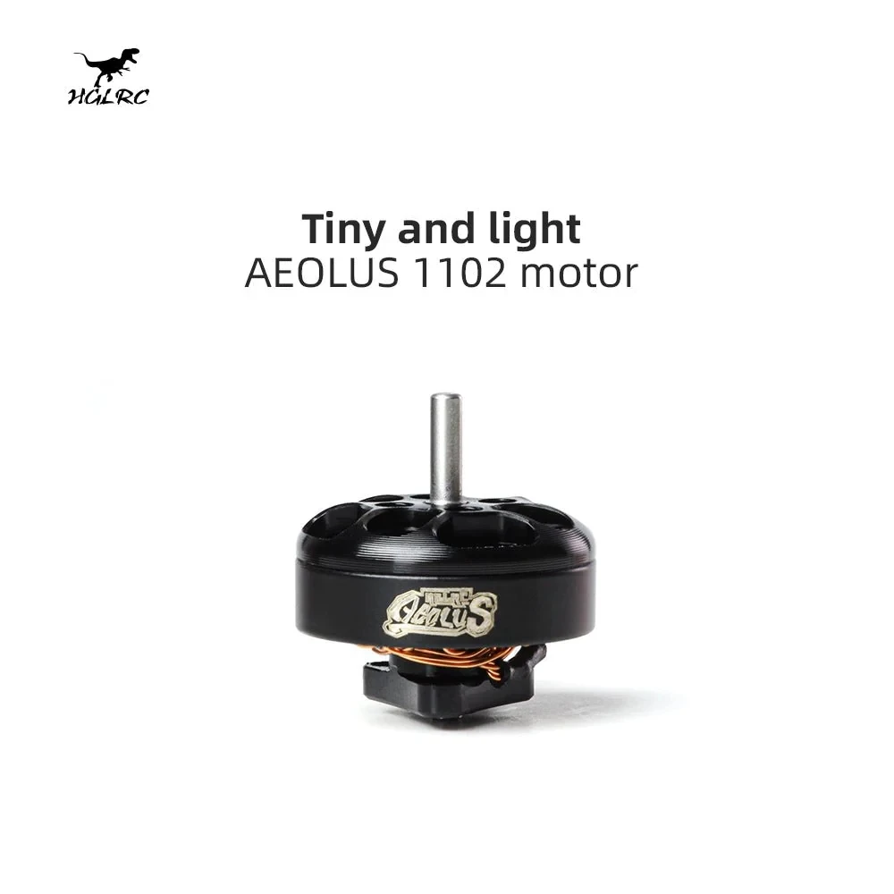 

HGLRC AEOLUS 1102 18000KV 1S 10000KV 2S Brushless Motor for 40mm Propeller RC FPV Freestyle Tinywhoop Drones DIY Parts