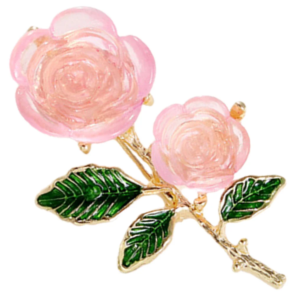 Брошь в виде розы броши ювелирные изделия для женщин нагрудник из сплава цветок