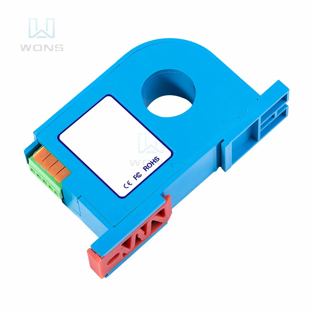 

Перфорированный передатчик переменного тока 4-20 мА, однофазный Датчик тока, модуль выходного трансформатора напряжения