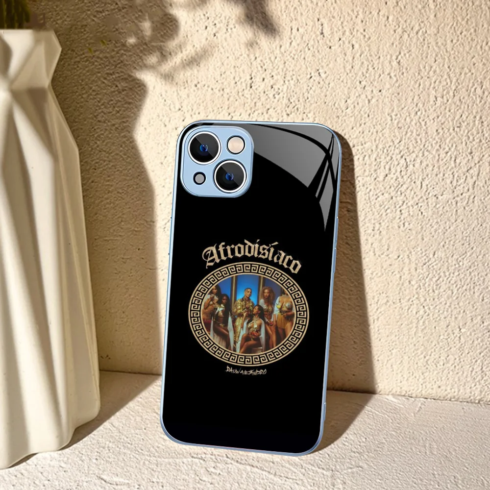 R-Rauw A-Alejandr для iPhone 14 13 12 Mini 11 Pro XS Max X XR Plus чехол из закаленного стекла