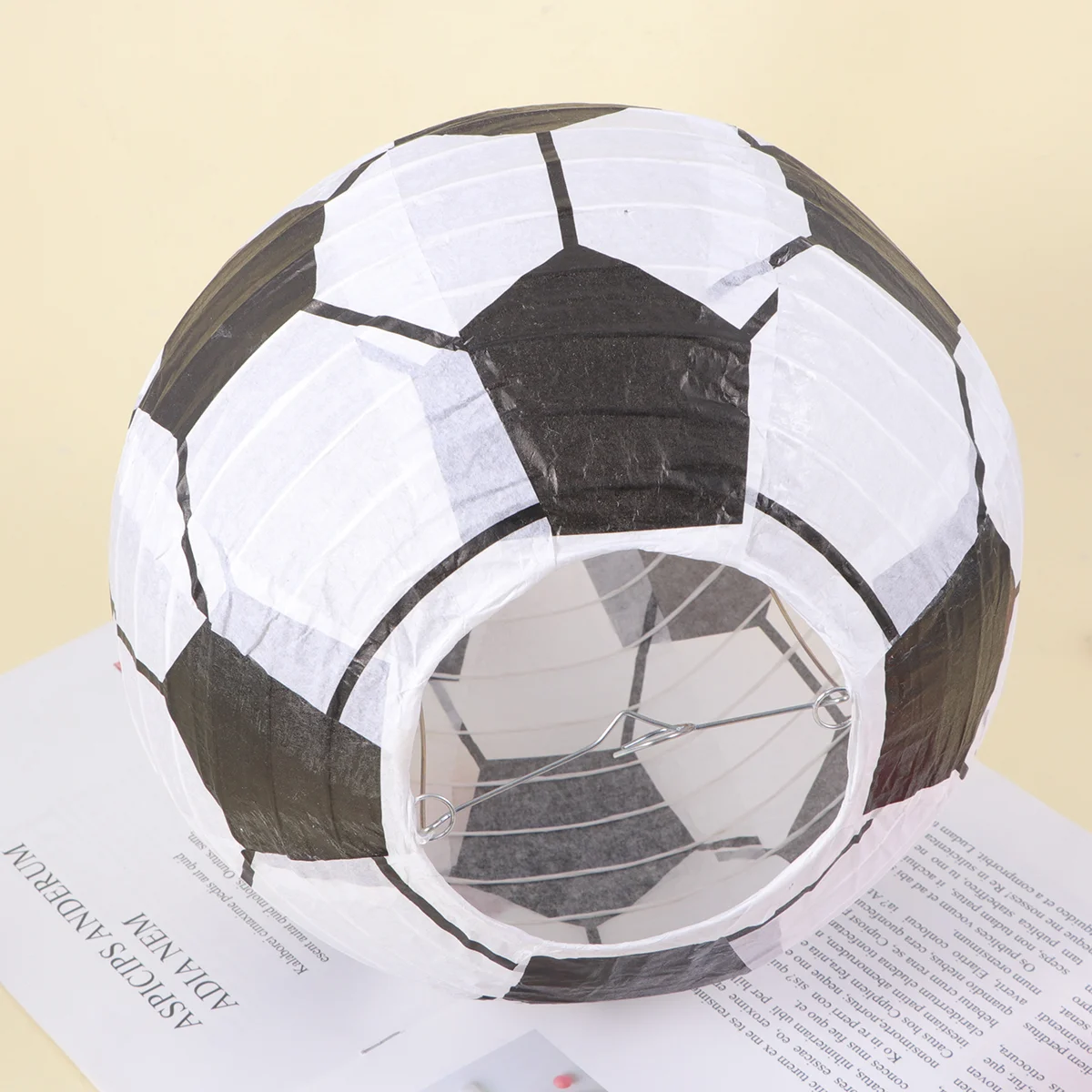 

Paper Soccer Party Lantern Lanterns Decorations Footballhanging Sportssupplies Birthday Decoration Japanese Chinese Themed Kids