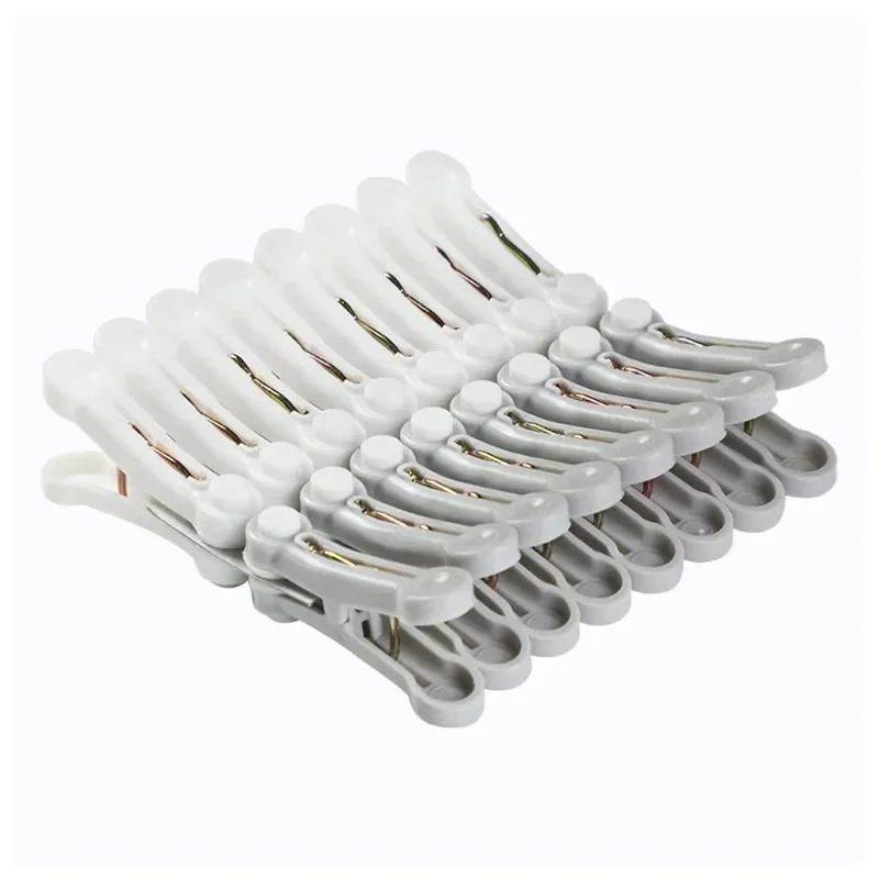 

Clothes Sheet Organizer Clamps Laundry Hangers Traceless Beach 16pcs Clothespin Keep From Your Towel Bed Towel Clip Clips