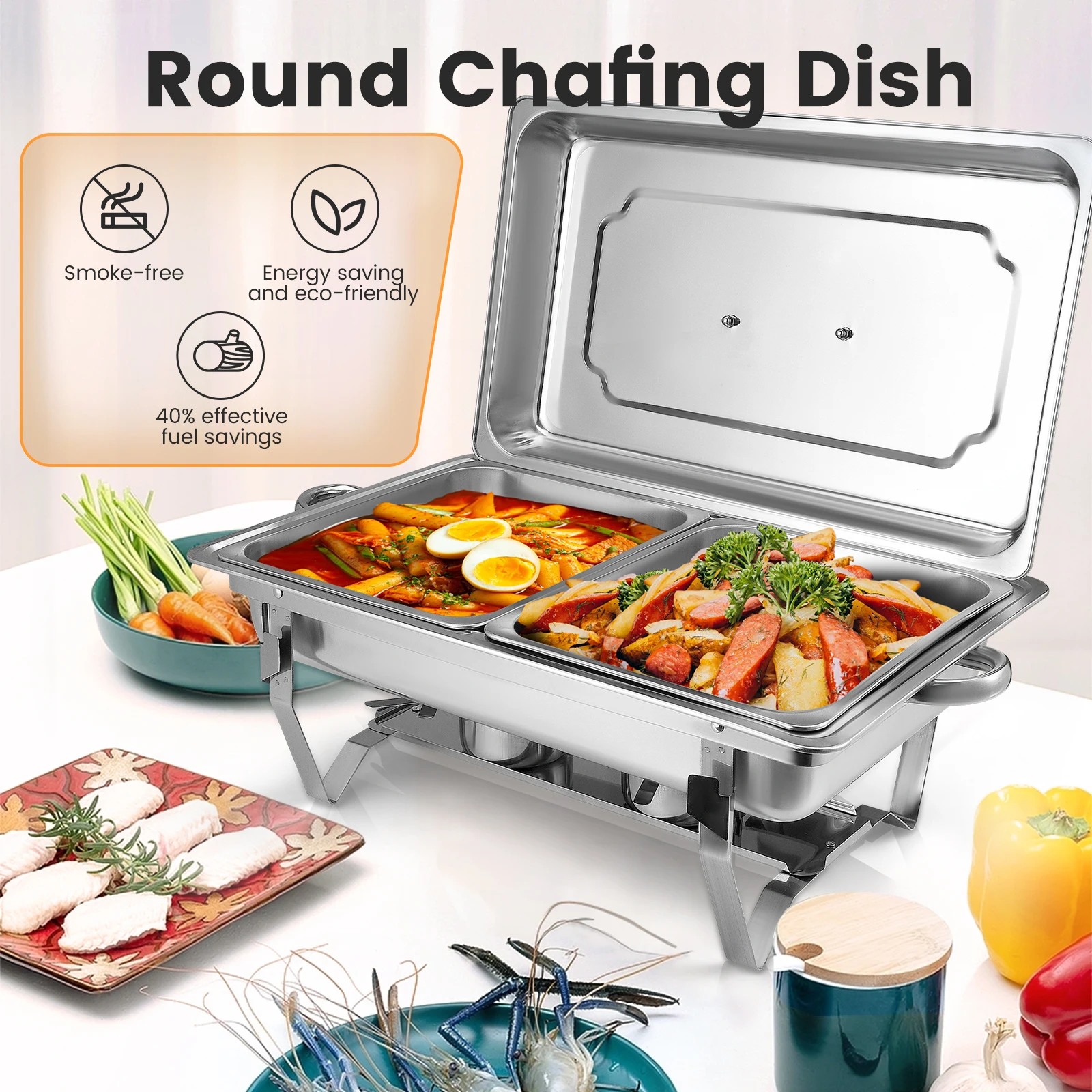 9л складная квадратная шведская плита из нержавеющей стали набор посуды