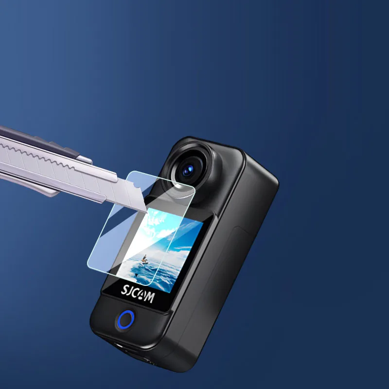 2 шт. прозрачная мягкая пленка для объектива защитная крышка ЖК-дисплея защита SJCAM