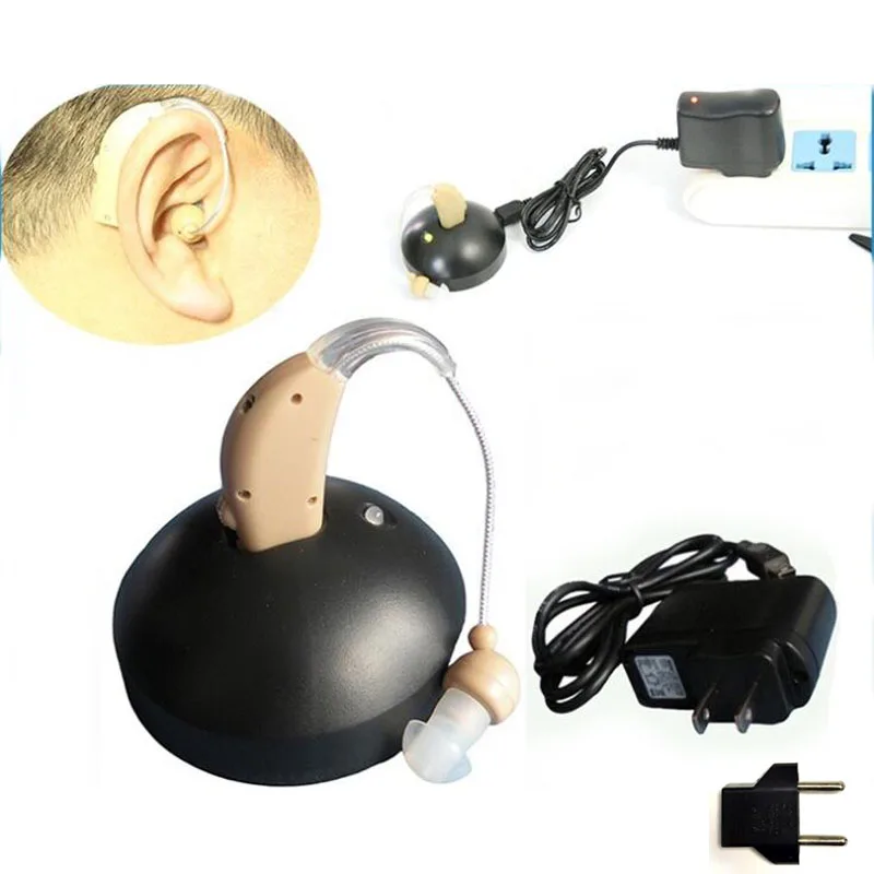 ZDB-108 Rechargeable BTE Hearing Aid Adjustable Tone Digital Best Sound Amplifier Hear Clear For Elderly Audifonos Ear Care Tool