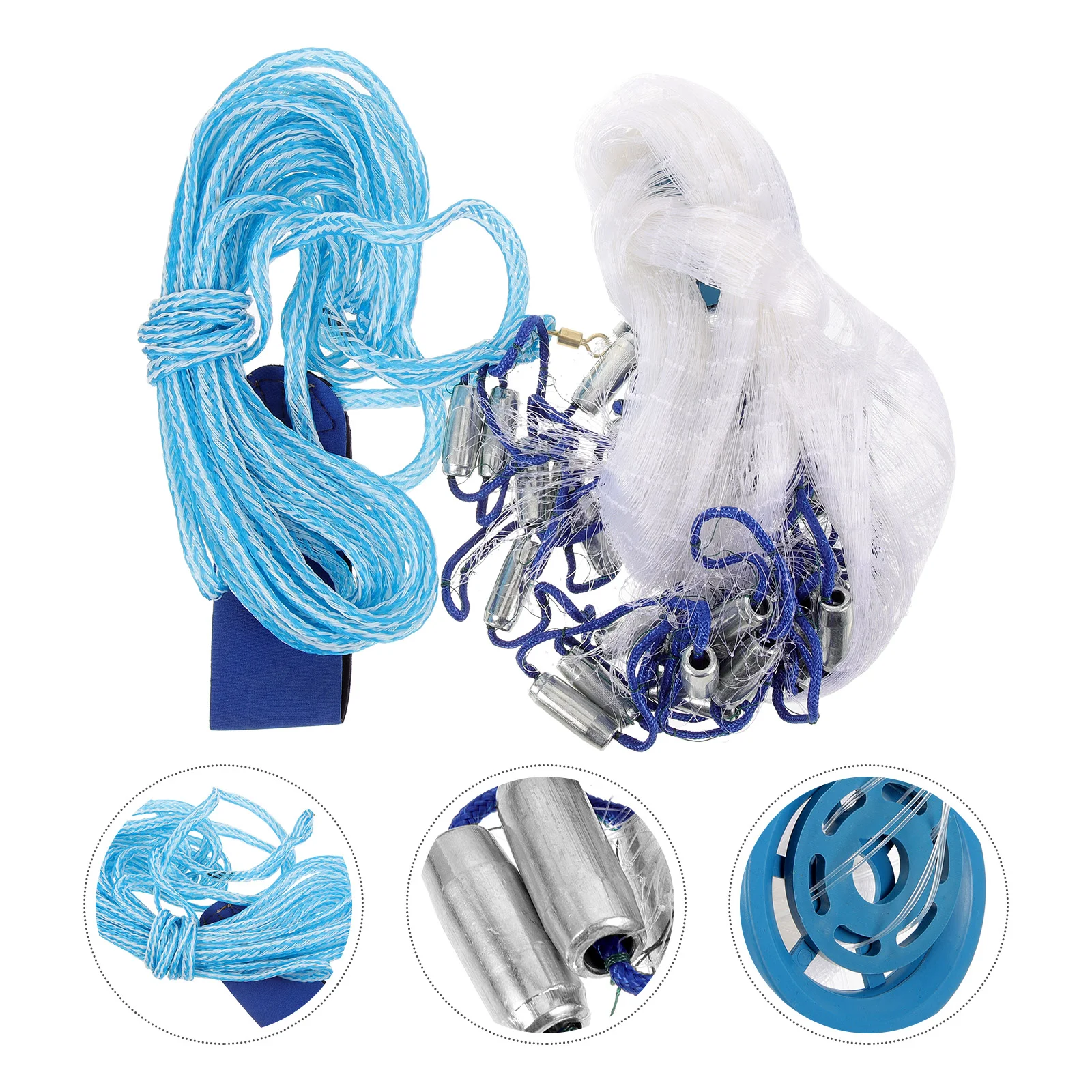 

Outdoor Fishing Tool Fishing Mesh Net Foldable Fishing Casting Net Fishing Supplies