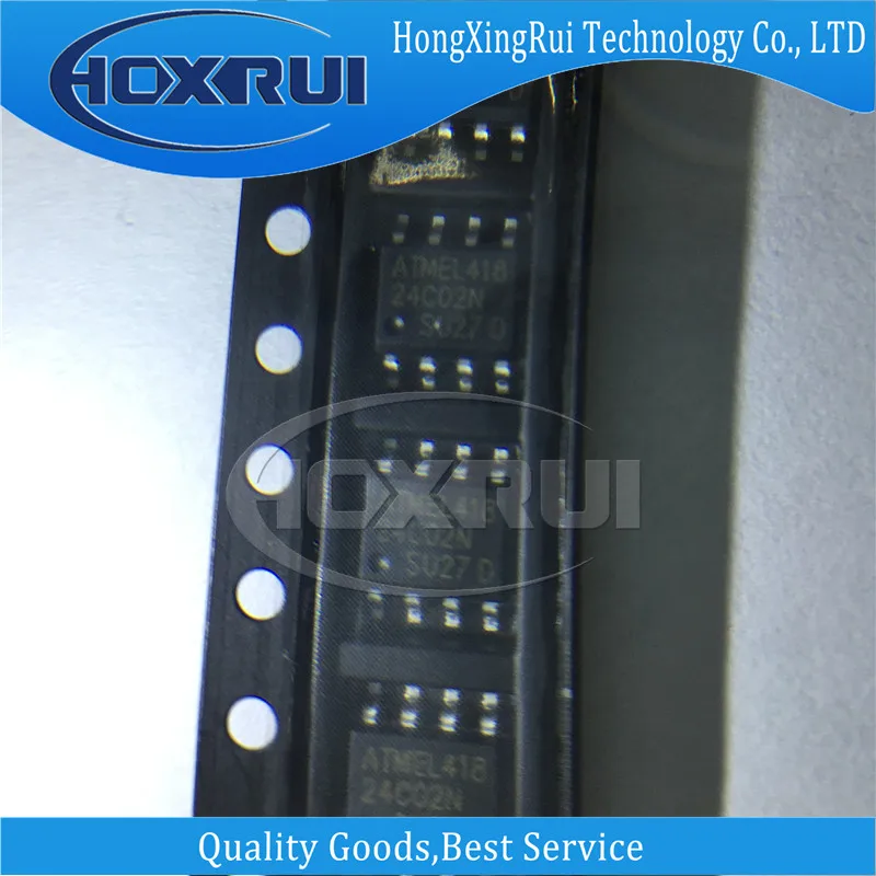 10 шт./партия, Φ, SOP-8,EEPROM, AT24C02C-SSHM-T 2Kbit 256x8 1,8 V/2,5 V/3,3 V/5V 8Pin SOIC T/R