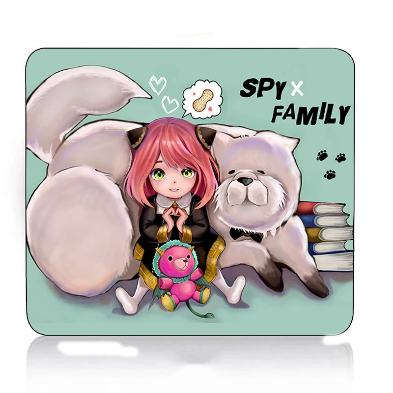 

Mouse Pad 20x25cm Kawaii Small Cartoon Anya Spy X Family Pc Gamer Accessories Computer Mousepad Completo Cute Desk Mat maousepad