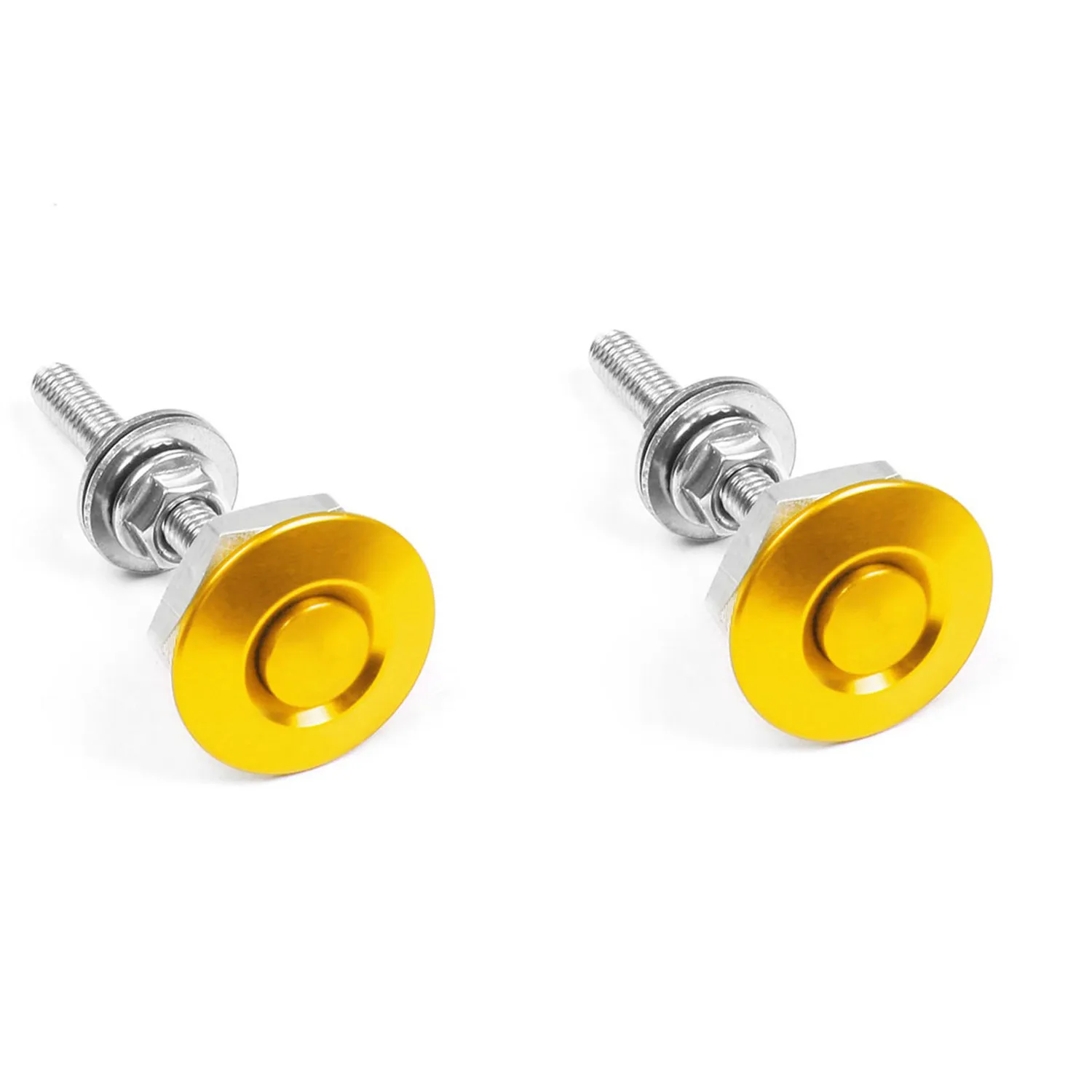 

2 шт. Универсальный алюминиевый бампер быстросъемный автомобильный комплект крепежных зажимов для автомобильного багажника крыла люка черная крышка двигателя капота защелка замка