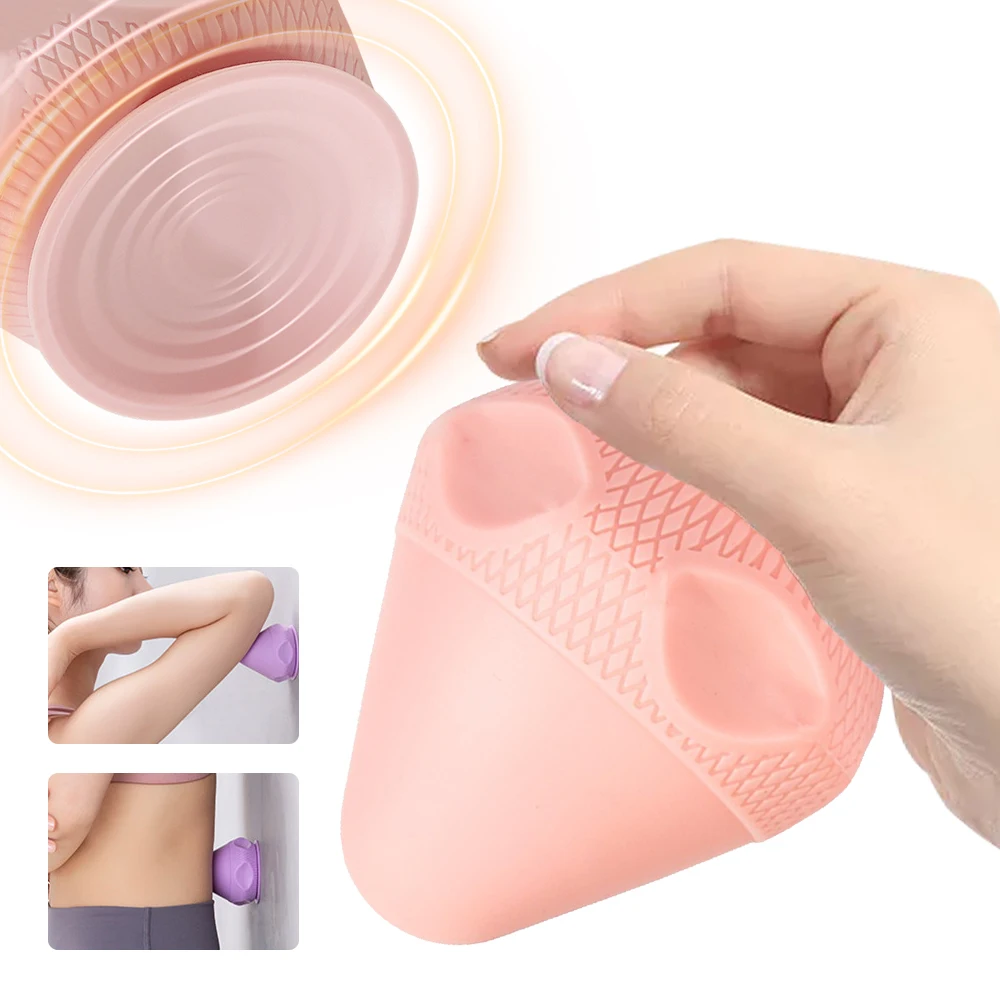 

Silicone Massage Cone Solid Adsorption Balls Psoas Thoracic Spine Back Scapula Foot Yoga Muscle Body Relaxation Massager Tools