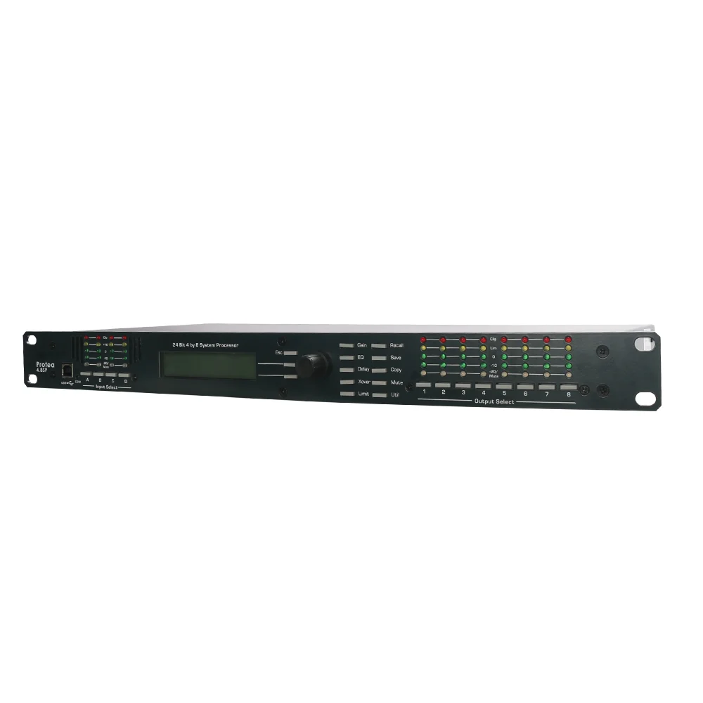 Фото ASHLY Audio 4.8SP 4 входа 8 выходов цифровой процессор DSP управление динамиками Pro Audio Protea сценическое оборудование для хит продаж №3