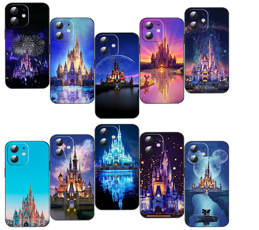 Мягкий чехол Z15 с изображением замка Диснея мира для Xiaomi Mi F1 9T Pro A1 5X A2 Lite A3 CC9E 10T 11T