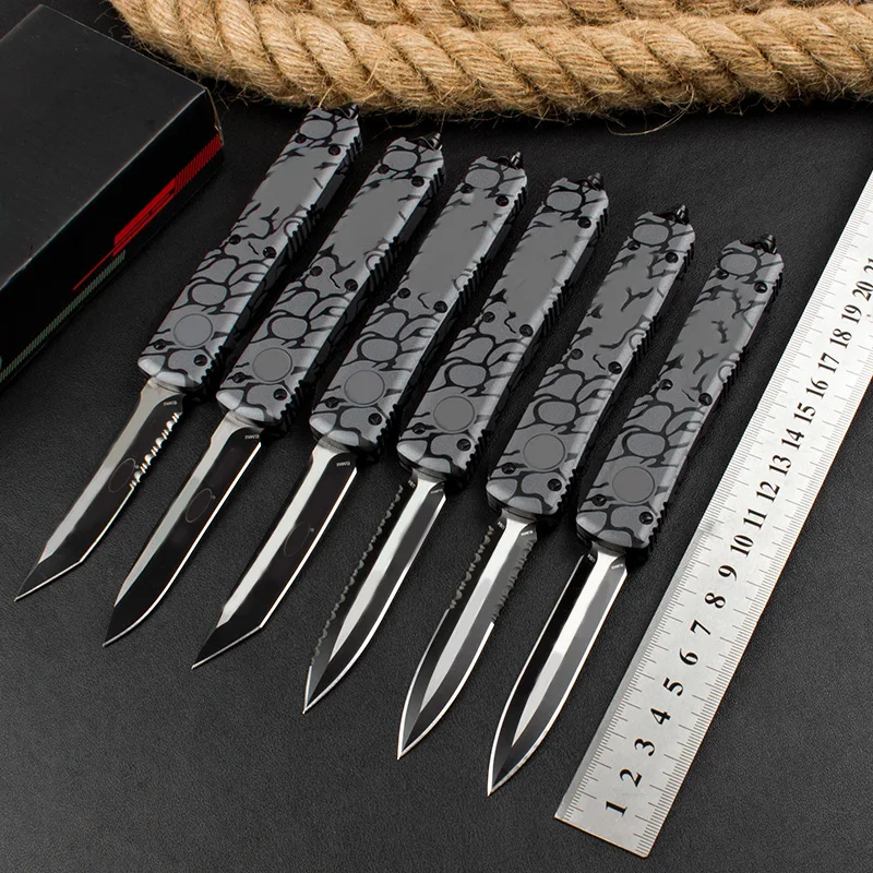Micro OTF Tech Knife Combat Troo ELMAX Series 5CR13 Steel Bl
