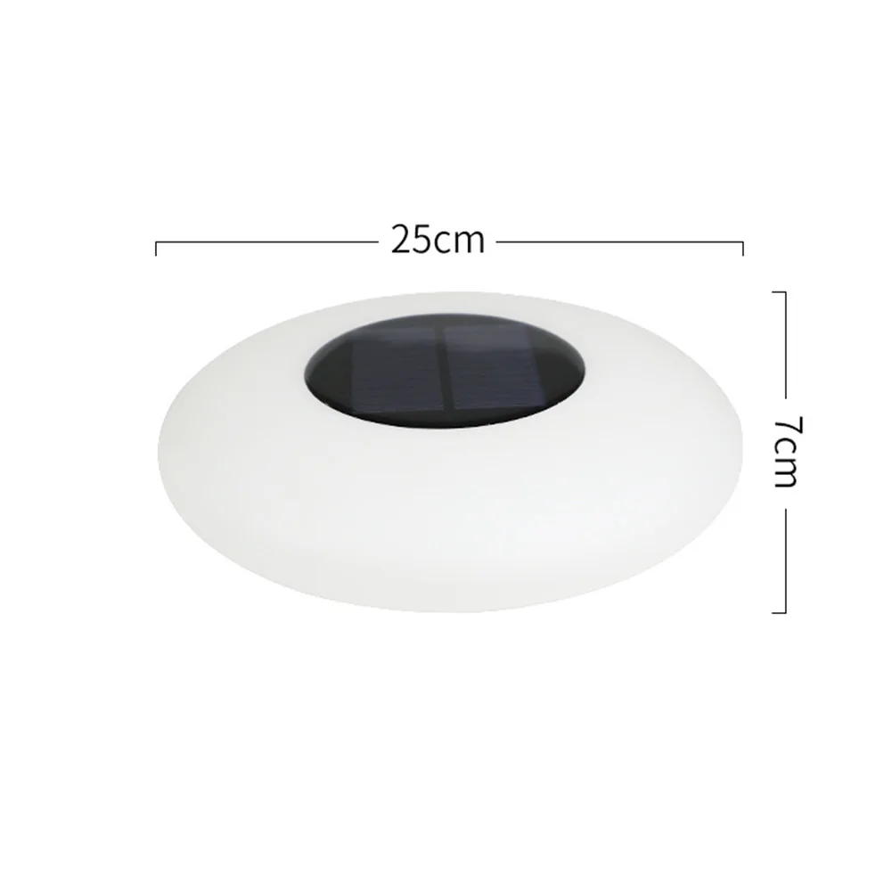 

Path Party Decorative Color Changing LED Lawn Lamp Courtyard Landscape Solar Power IP68 Waterproof Yard PE Battery Powered