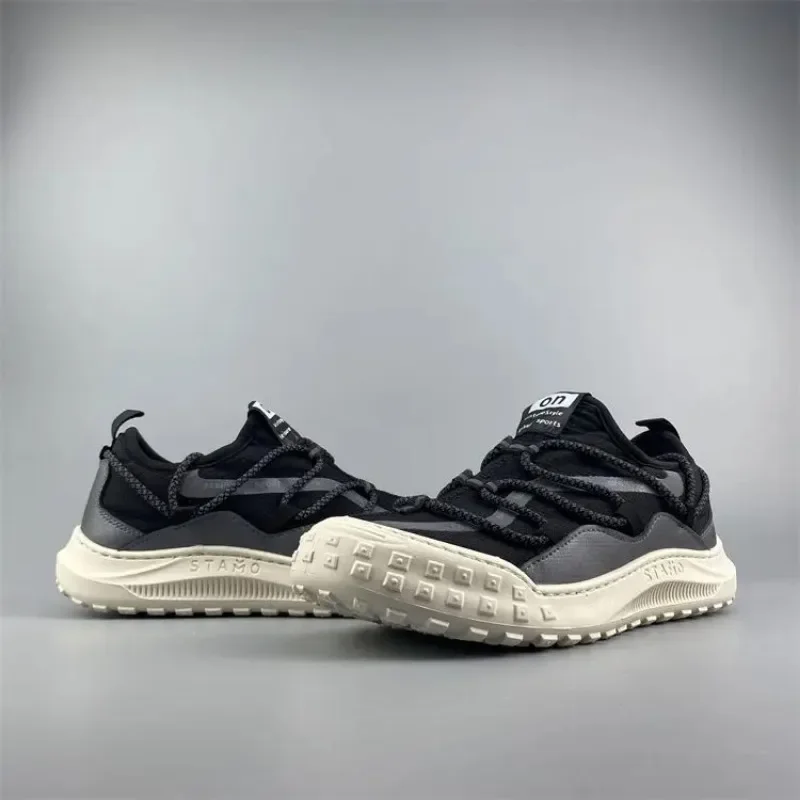 Дышащие мужские кроссовки из сетчатой ткани на толстой платформе