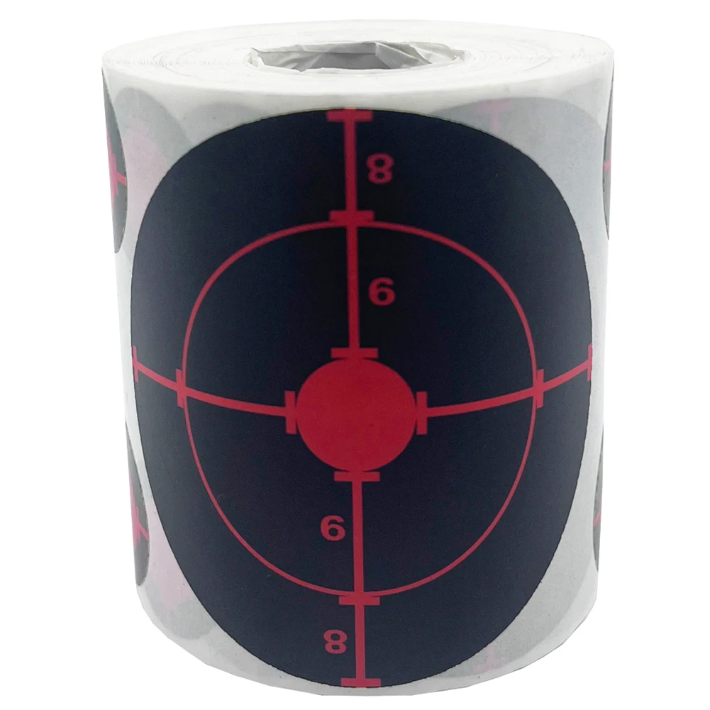 

200pcs/Roll Splatter Targets 3 Inch Self Adhesive Reactive Paper Target Stickers Shooting Practice Slingshot Splash Color Change