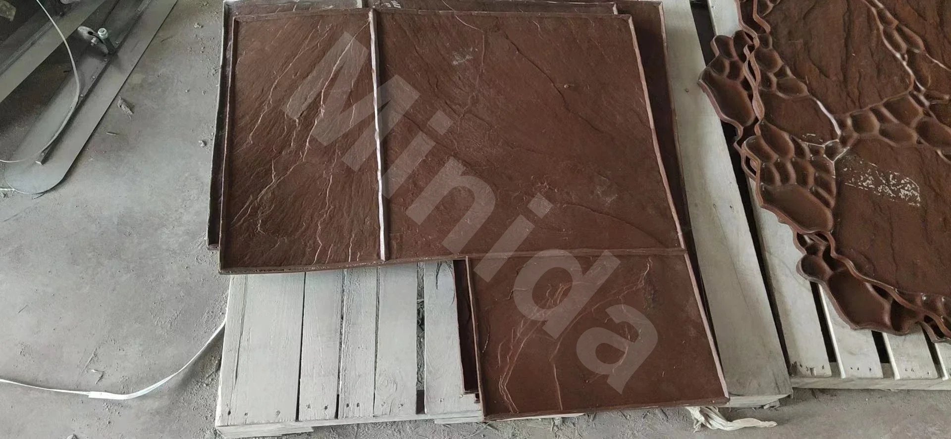 Декоративные штампованные веером штампы для Бетонного Пола с принтом текстуры