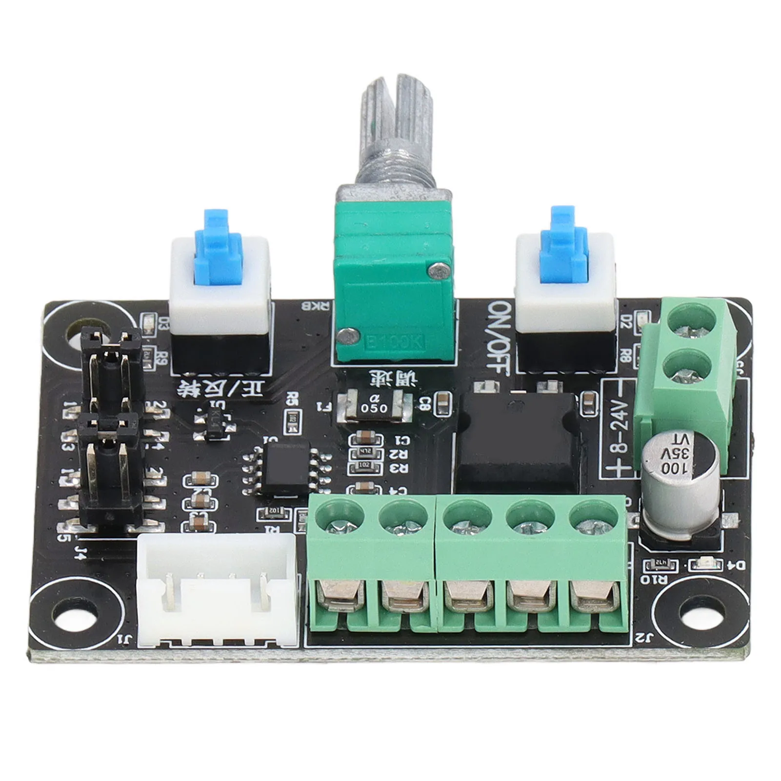 

DC 8‑24V Stepper Motor Drive Controller Module PWM Pulse Speed Regulation CW and CCW Control Board for 42 57 Stepper Motors