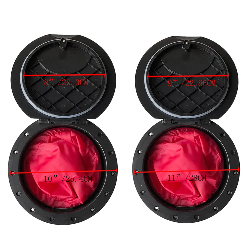 

1pcs 8/9inches Hatch Cover Deck Plate Kit With Storage Bag 9pcs Screw For Marine Boat Kayak Canoe Water Kayaking Accessories