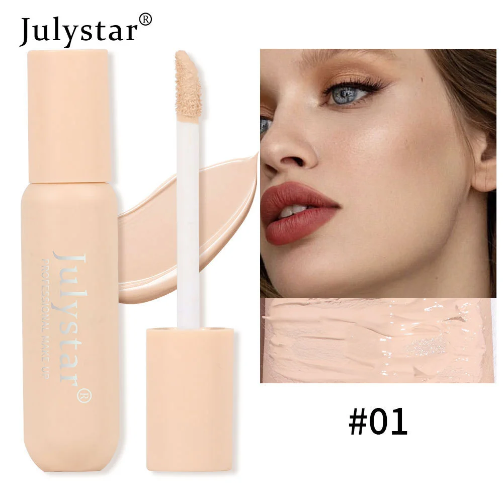 

1pc New Face Concealer Waterproof Full Coverage Long-lasting Moisturizing Smooth Liquid Foundation Makeup Cosmetics