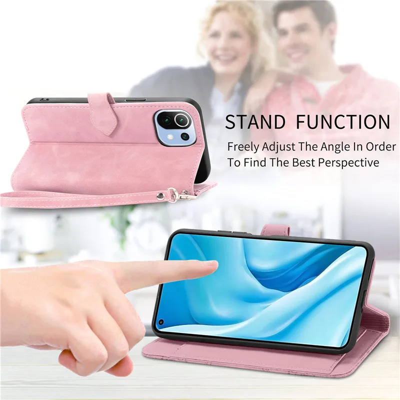 Чехол-кошелек на молнии с несколькими картами для XiaoMi RedMi Note 13 12 11S 10 10S 9 9S 9T 8T 8 Pro 9A 9C