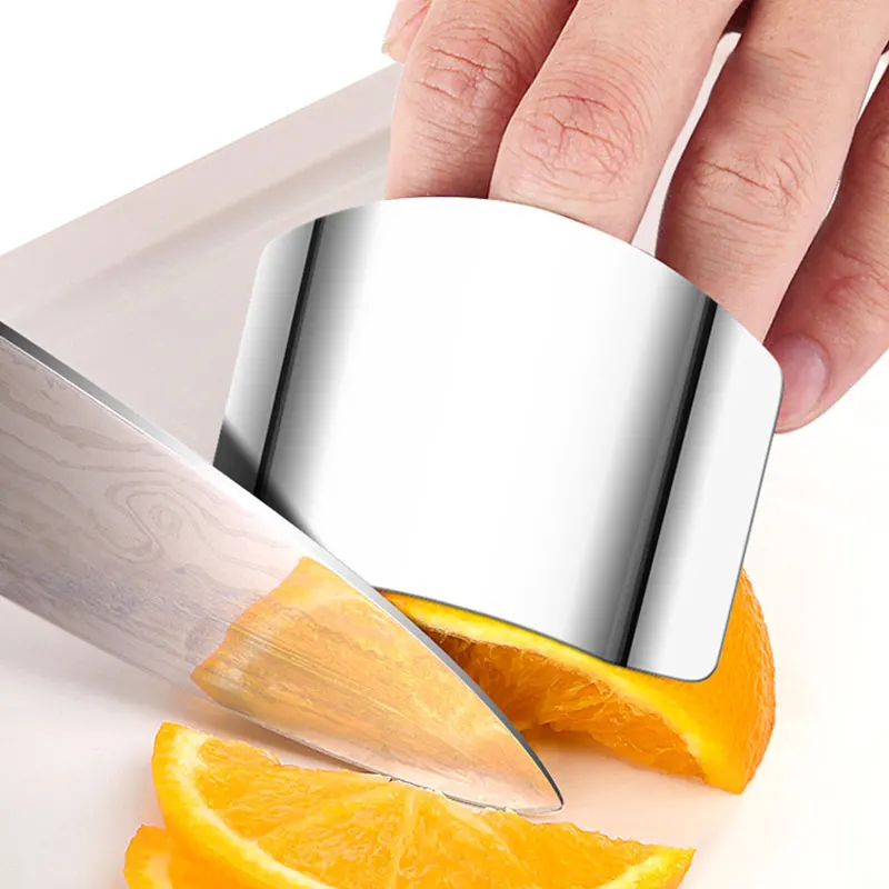

Finger Guard Protector Stainless Steel Hand Safe Vegetable Fruit Easy Cutting Knife Accessories Cooking Tools Kitchen Gadgets
