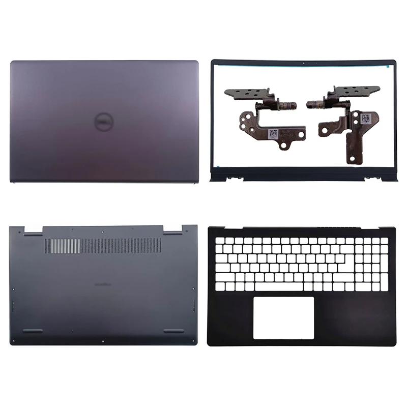 

NEW Laptop LCD Back Cover/Front Bezel/Hinges/Palmrest/Bottom Case For DELL Inspiron 15 3510 3511 3515 3520 3521 3525 Black