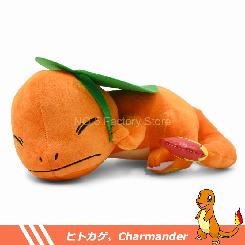 

27cm Pokemon Sleep Position Charmander Peluche Toy Poket Kawaii Charmander Soft Stuffed Doll Plush Toy For Kids Best Gift