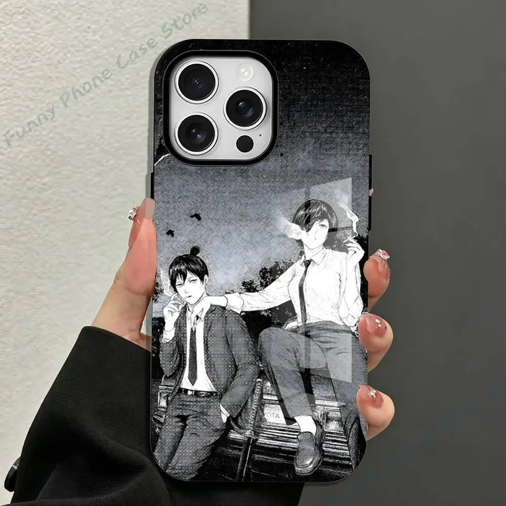 Магнитный чехол C-Chainsaw M-Man Himeno для iPhone 17, 16, 15, 14, 13, 12, 11 Pro Max Mini Plus, матовый (art.: 3920dbfa5cd82) - 3920dbfa5cd82