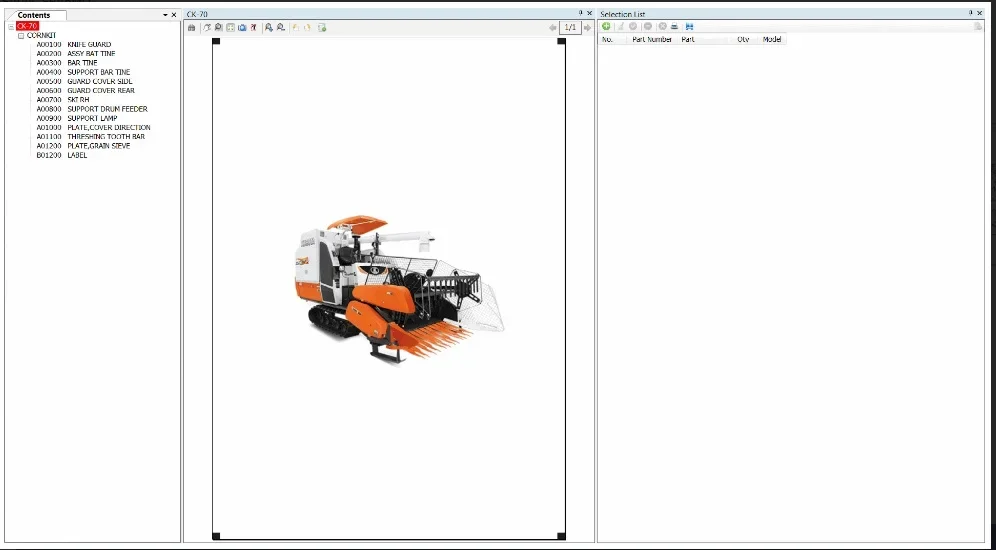 Фото Каталог запасных частей TruckEPC3 Kubota KAI для тракторов, строительной техники, электропродуктов, грузовиков 2021р. №1