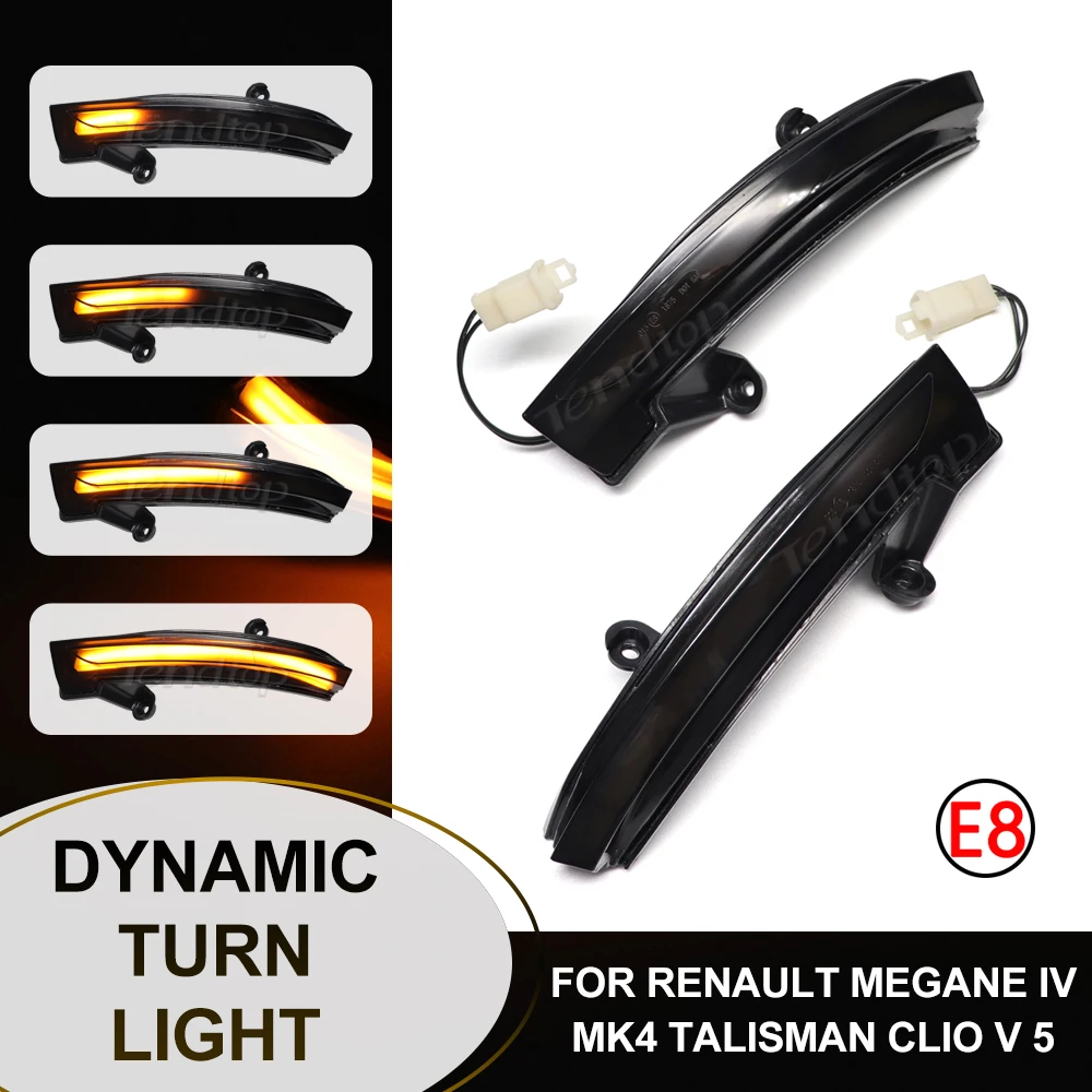 

Светодиодный динамический фонарь, обогащение, последовательные лампы для Renault Megane 4 IV 2015 Talisman 2016 Clio 5 V