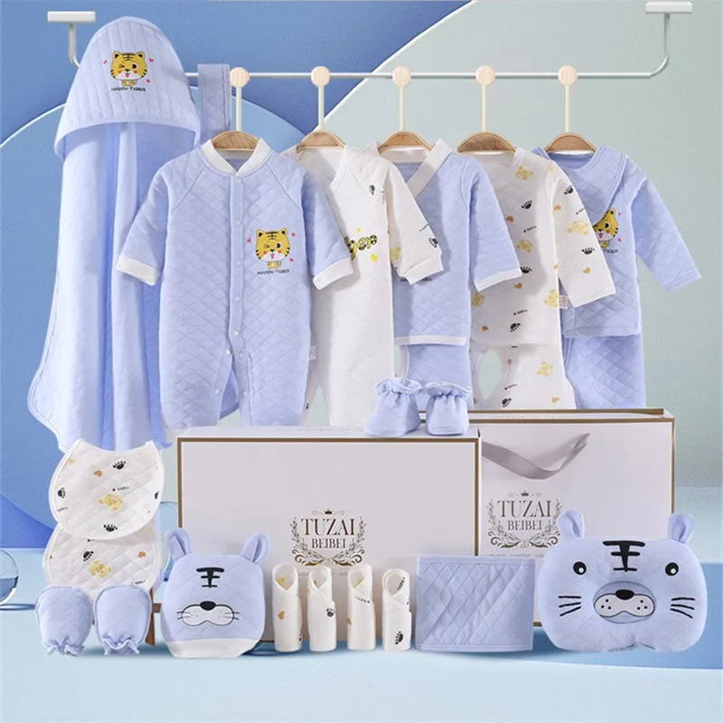 

20/23/24PCS Pure Cotton Newborn Clothes Baby Clothing Suit 0-6M Kids Unisex 0-3M Infants Boys Girls Underwear Set New No Box
