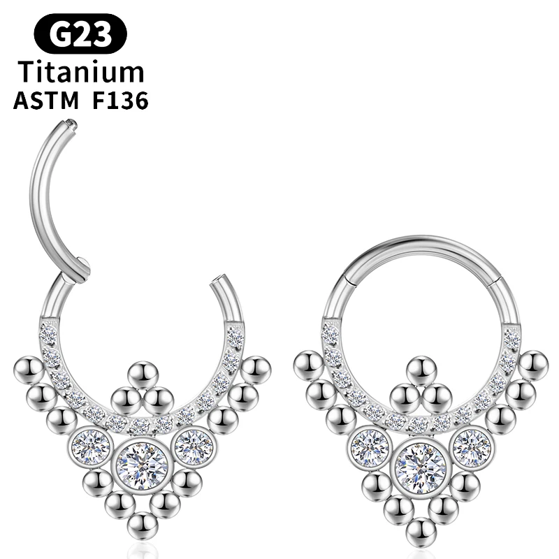 

Хрящевые Кольца для носа Helix рсинг для пупка титановые кликерные кольца для носа Сексуальная перегородка 16 г циркониевые круглые серьги для...