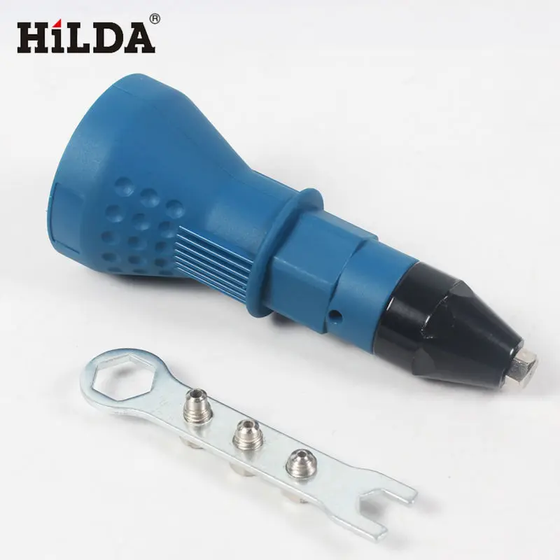 

Заклепочная головка Hilda, электрический инструмент, заклепочная сердцевина, нажимной гайковерт, преобразователь клепок, Электрический вращ...