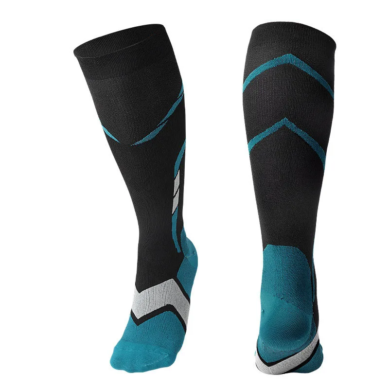 Outdoor Cycling Climbing Marathon Running Socks Long Leggings Sports Socks Breathable Sweaty Elastic Nylon Socks Sport Equipment images - 6