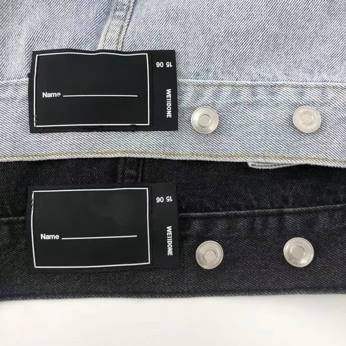 22SS Новинка Осень-Зима хип-хоп комбинезон WELLDONE джинсовая куртка для мужчин и