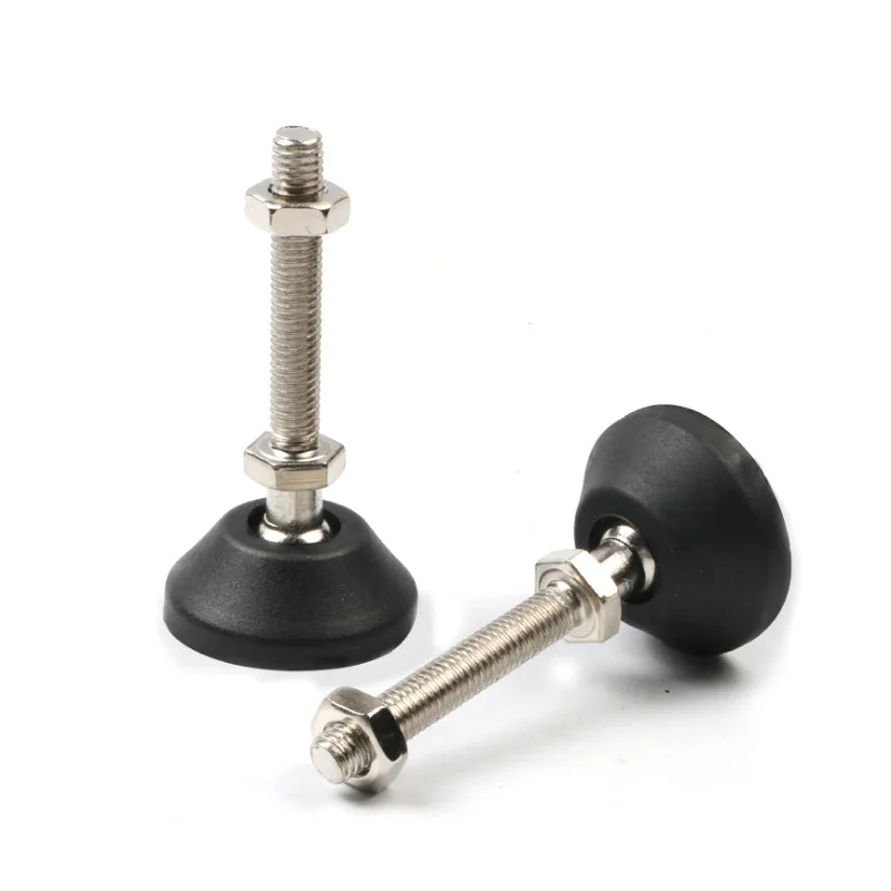 

1pcs M8/M10/M12 Furniture Support Leg Non-skid Pad Adjustable Universal Office Warehouse Shelves Nylon Hooves Fixed Anchor Foot