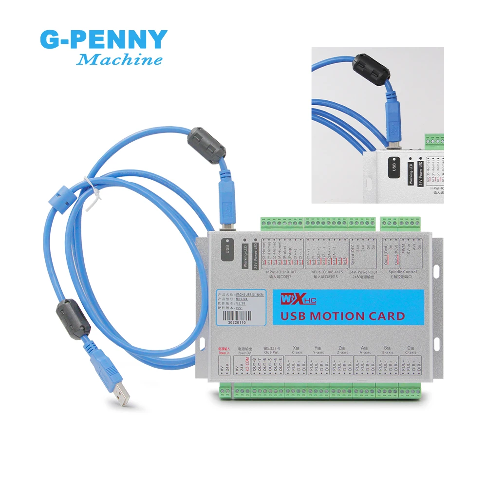 USB-карта XHC для гравировального режущего станка 4/6 кГц |