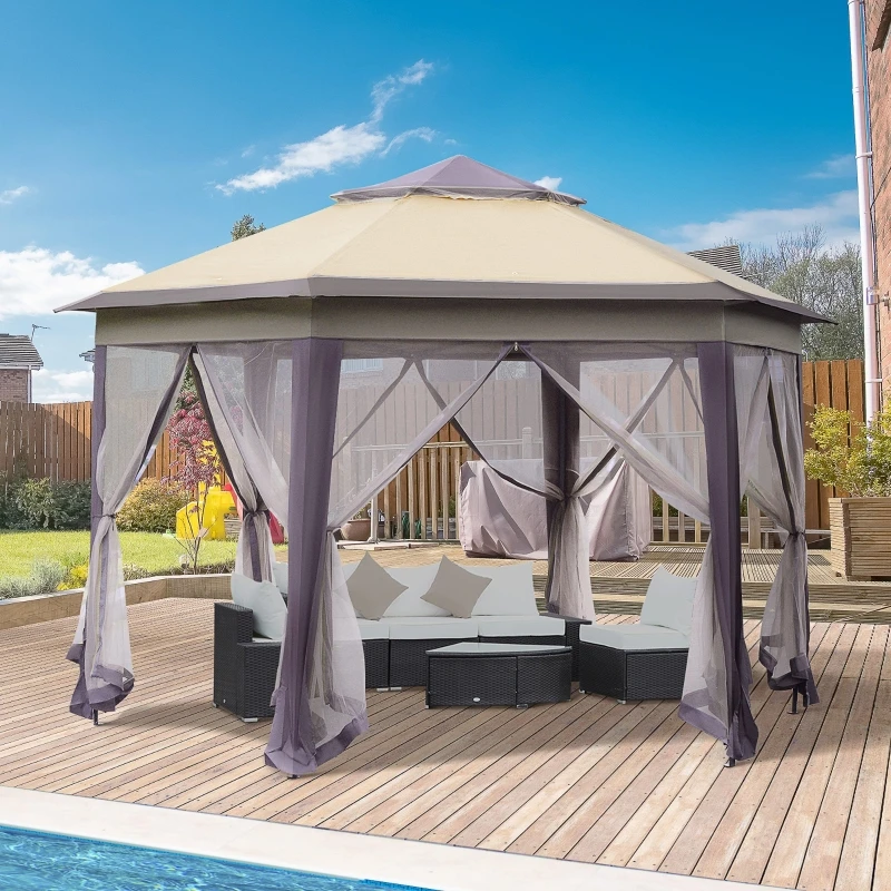 13′ Pop Up Patio Gazebo Outdoor Things Plus
