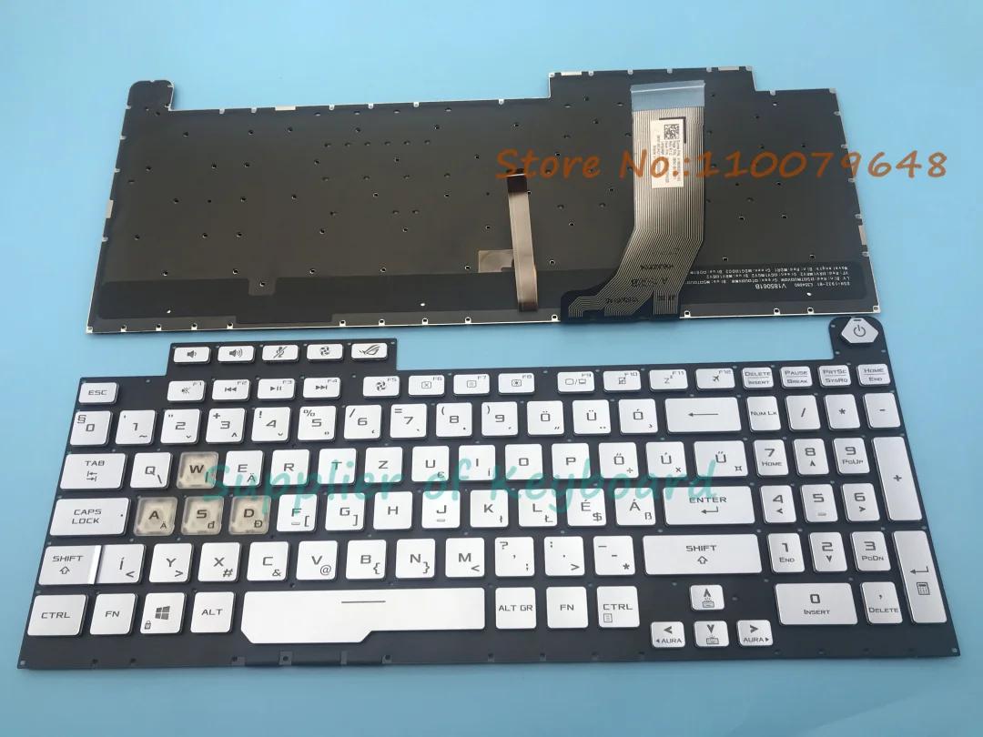 Оригинальная новая венгерская клавиатура для ноутбука ASUS ROG Strix G17 G712 G712LWS G712LV G712LU